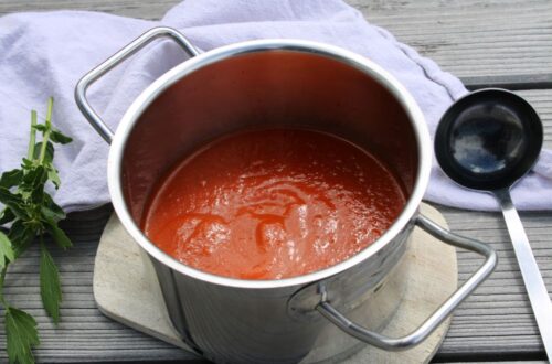 Grundrezept Tomatensoße glutenfrei vegan