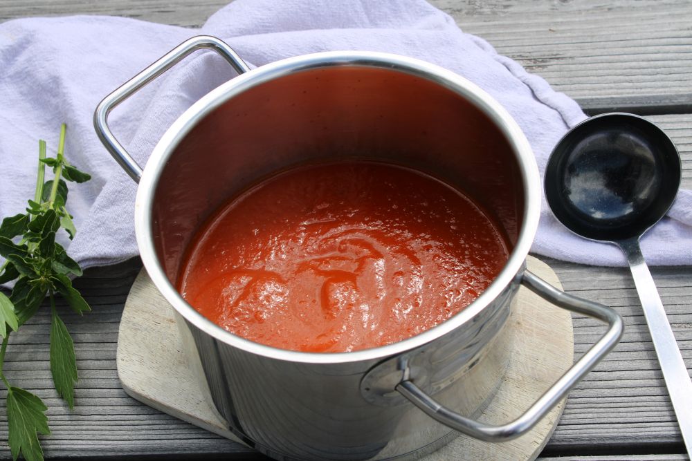 Grundrezept Tomatensoße glutenfrei vegan