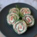 Spinat- Lachsröllchen mit Frischkäse glutenfrei