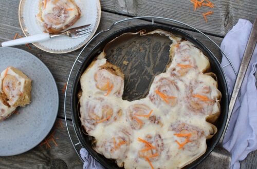 Carrot Cake Zimtschnecken glutenfrei