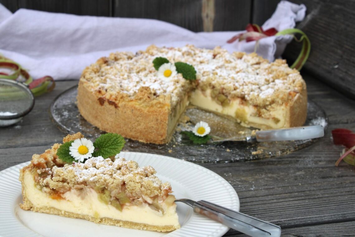 Rhabarberkuchen mit Quark glutenfrei