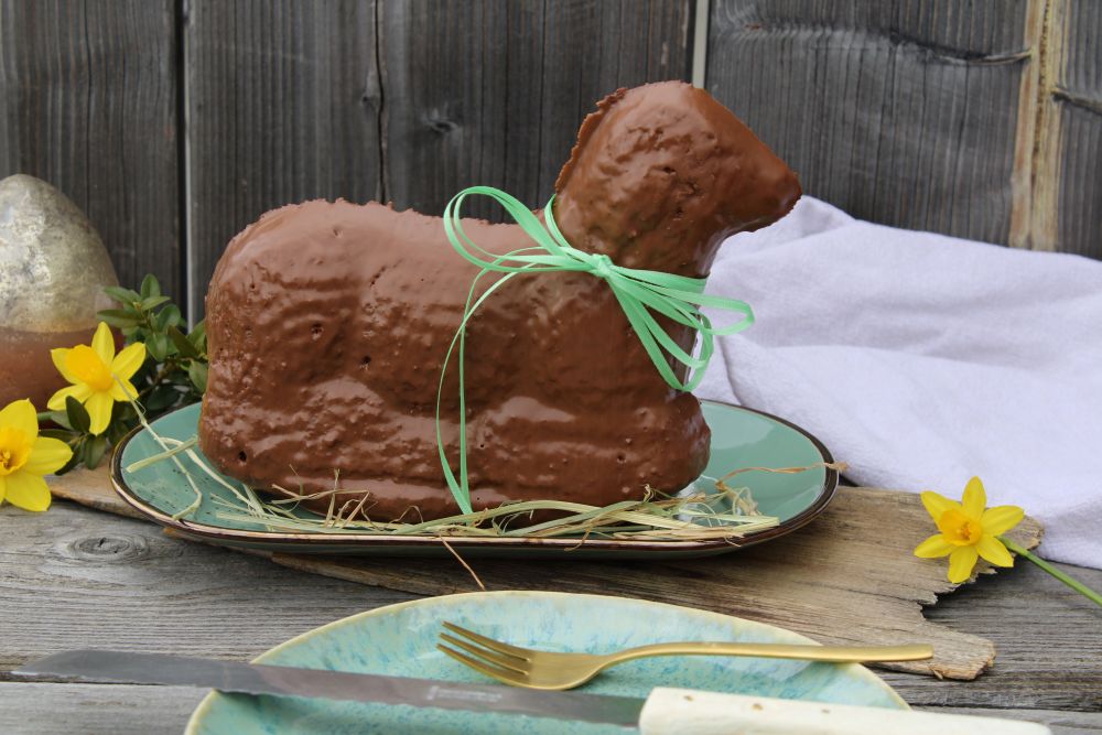 Schoko Osterlamm glutenfrei